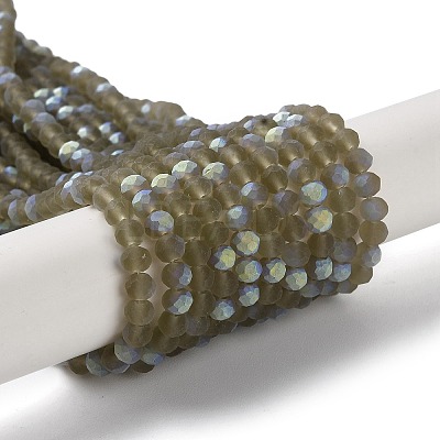 Transparent Glass Beads Strands EGLA-A044-T3mm-MB16-1