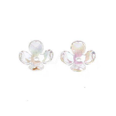 Transparent Acrylic Bead Caps LS-X-TACR-Q273-03-1