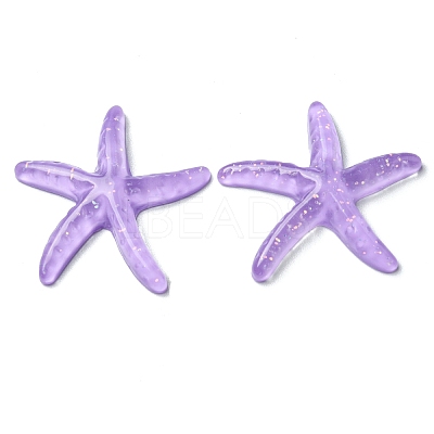 Translucent Resin Sea Animal Cabochons RESI-B016-01E-1