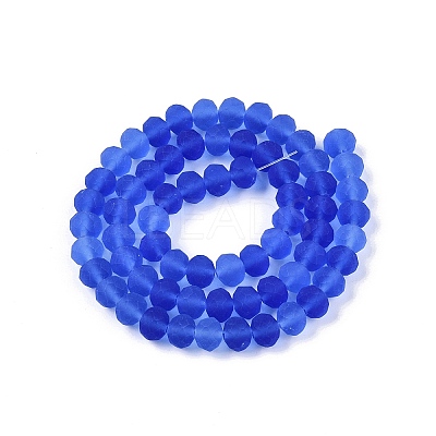 Transparent Glass Beads Strands EGLA-A044-T8mm-MD31-1