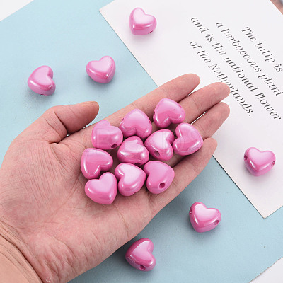 Opaque Acrylic European Beads MACR-S372-03B-26-1