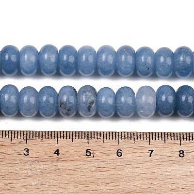 Dyed Natural White Jade Beads Strands G-G107-A39-01-1