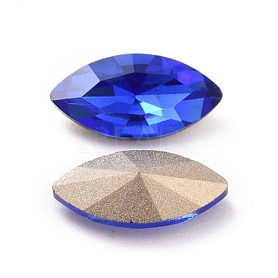 Glass Rhinestone Cabochons GGLA-P002-03A-06-1