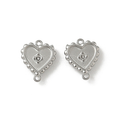 304 Stainless Steel Connector Cabochon Settings STAS-Z144-07P-1