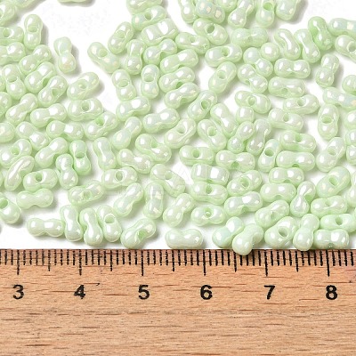 Opaque Colours Luster Glass Seed Beads SEED-B001-01A-10-1