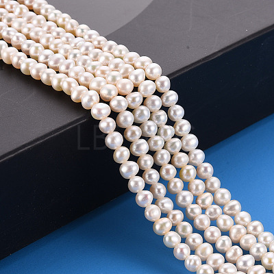 Natural Cultured Freshwater Pearl Beads Strands PEAR-R063-07A-1