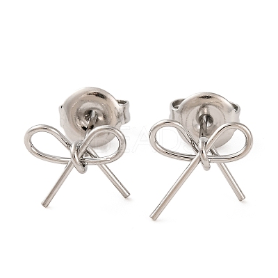 Non-Tarnish 304 Stainless Steel Stud Earrings X-EJEW-G395-26P-1