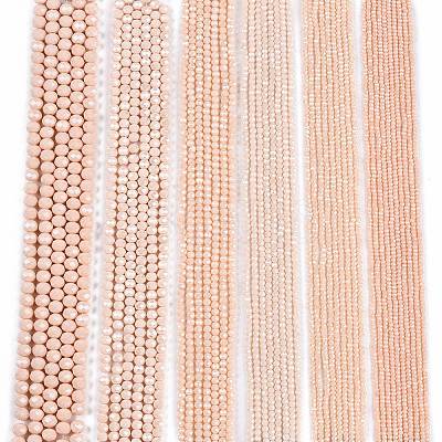 Electroplate Glass Beads Strands EGLA-A044-P2mm-A05-1