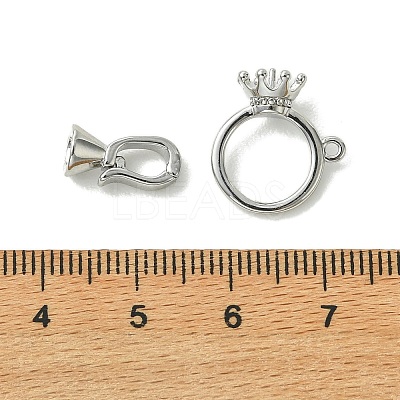 SHEGRACE Brass Fold Over Clasps XGRQ5F781-812P-1