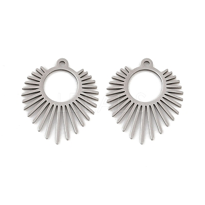 201 Stainless Steel Pendants STAS-U052-02E-P-1