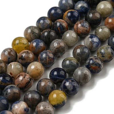 Natural Sodalite Beads Strands G-F591-13-1