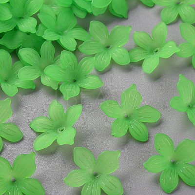 Frosted Acrylic Bead Caps MACR-S371-05A-734-1
