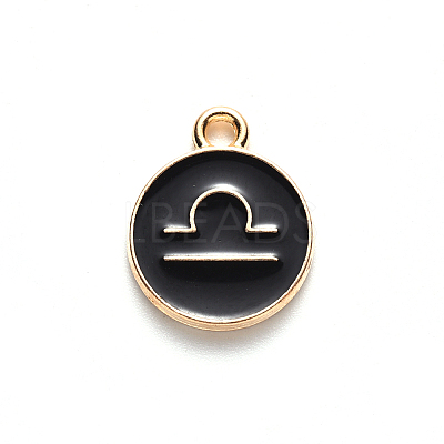 Alloy Enamel Pendants LS-X-ENAM-S124-01A-08K-1