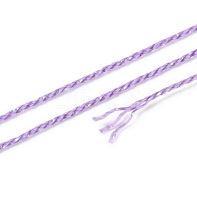 200M 6-Ply Sparkle Polyester Cord with Metallic Thread OCOR-T019-01A-11-1