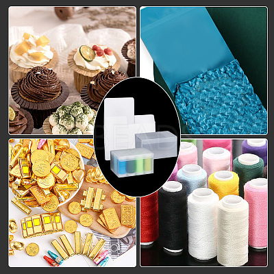 Removable Transparent Plastic Box CON-WH0085-46-1
