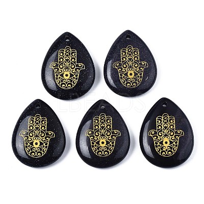 Natural & Synthetic Gemstone Pendants G-T122-73-1