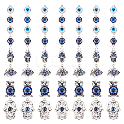 Evil Eye Jewelry Making Finding Kit FIND-PH0008-04-1