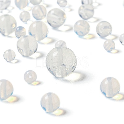 340Pcs 4 Sizes Opalite Beads G-LS0001-28-1