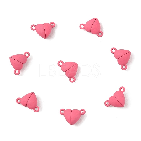 10 Sets Alloy Magnetic Clasps with Loops FIND-LP0004-76B-1