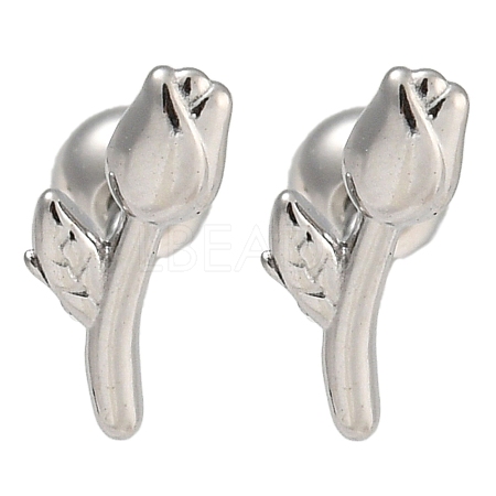 304 Stainless Steel Cartilage Earrings EJEW-B066-01G-P-1
