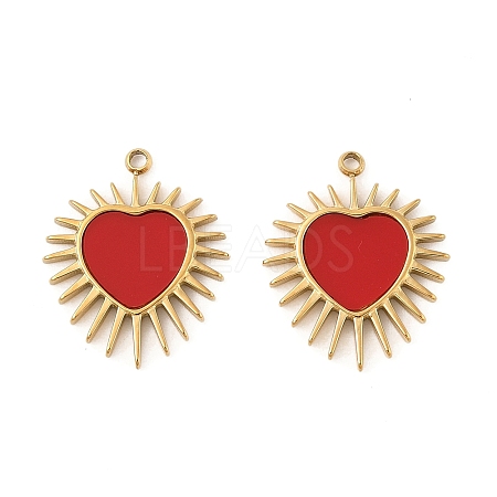 304 Stainless Steel Pendants STAS-P380-75G-02-1