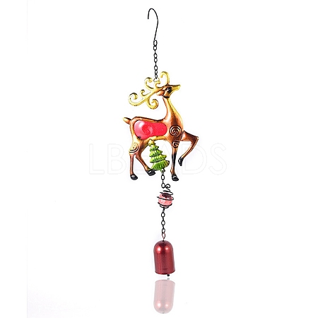 Christmas Glass Wind Chimes PW-WG1F002-01-1