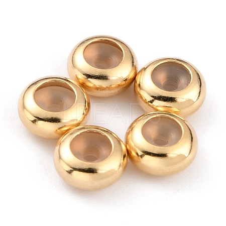 Brass Beads KK-O133-207A-G-1
