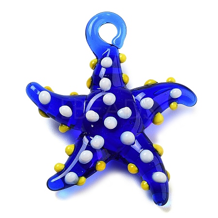 Handmade Lampwork Pendants LAMP-A004-05D-1