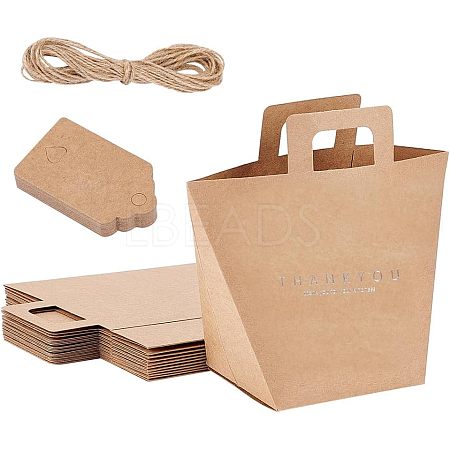  Rectangle Foldable Creative Kraft Paper Gift Bag CON-NB0001-86-1