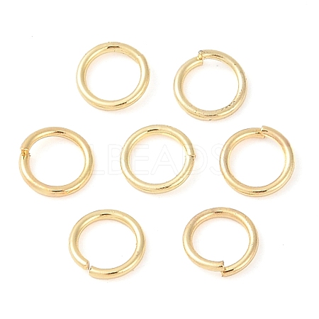 Brass Open Jump Rings KK-N254-45C-G-1