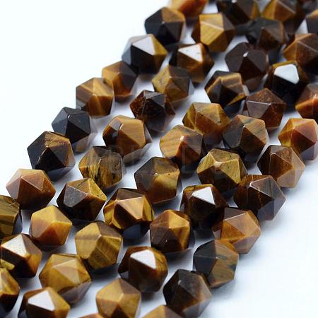 Natural Tiger Eye Beads Strands G-F523-45-6mm-1