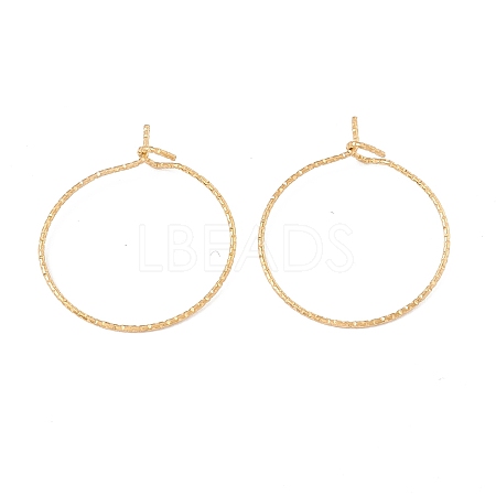 Ion Plating(IP) 316 Surgical Stainless Steel Hoop Earrings Findings X-STAS-D183-02G-01-1