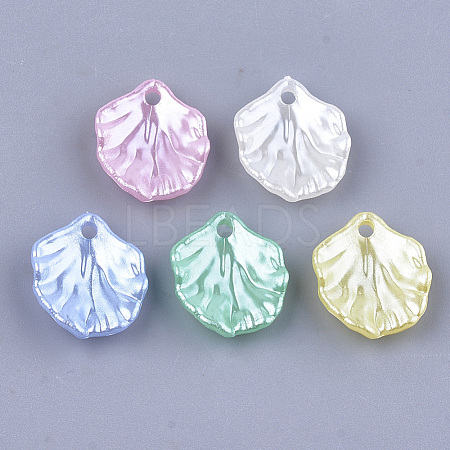 Acrylic Imitation Pearl Pendants OACR-T016-01-1