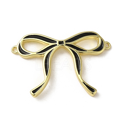 Brass Enamel Connector Charms KK-D098-01G-05-1