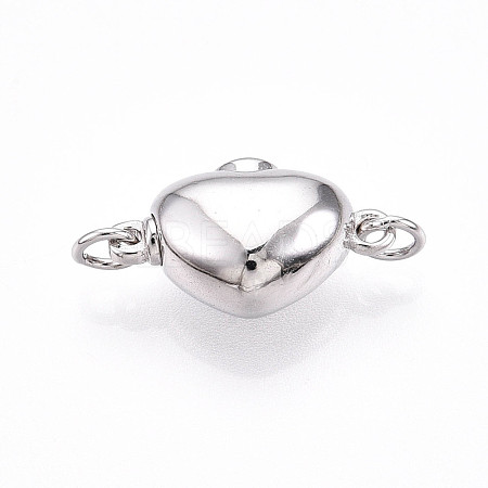 925 Sterling Silver Box Clasps STER-T007-134P-1