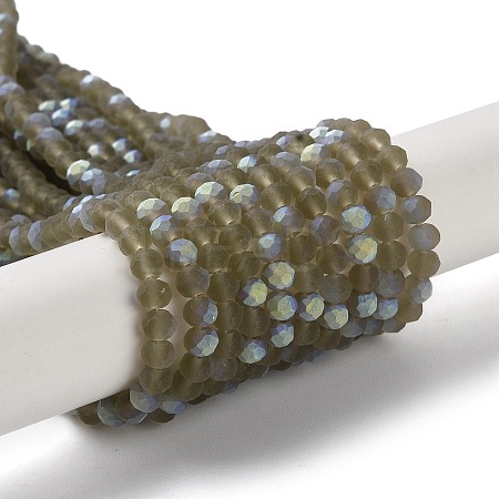Transparent Glass Beads Strands EGLA-A044-T3mm-MB16-1