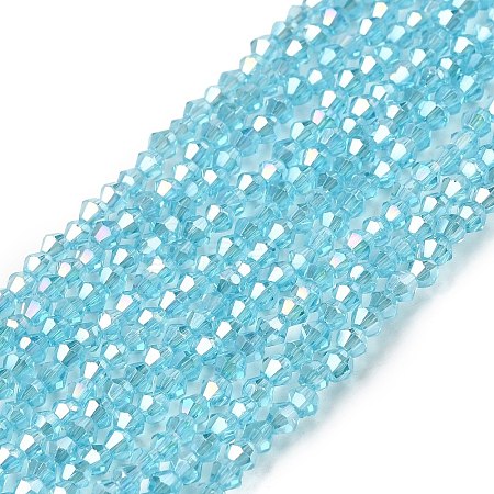 Glass Beads Strands EGLA-S056-2mm-03-1