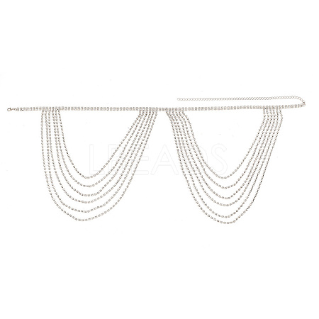 Brass Rhinestone Sexy Shoulder Bra Body Chain FIND-FH0008-13S-1