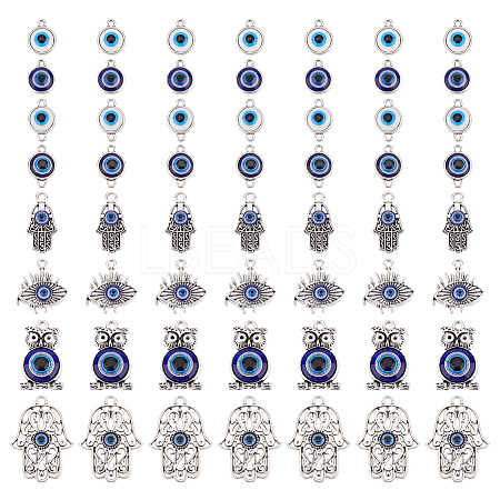Evil Eye Jewelry Making Finding Kit FIND-PH0008-04-1
