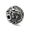 Engraved 304 Stainless Steel Beads STAS-H263-17AS-13-2