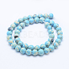 Synthetic Imperial Jasper Beads Strands G-F531-6mm-H04-2