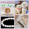 160Pcs 10 Colors Brass Rhinestone Spacer Beads RB-ME0001-02-4