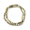 Electroplate Glass Beads Strands EGLA-I017-02-FP01-2