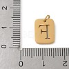 304 Stainless Steel Charms STAS-R001-01G-F-3