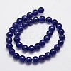 Natural & Dyed Malaysia Jade Bead Strands G-A146-10mm-A22-2