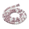Glass Beads Strands EGLA-A034-M4mm-07-2