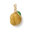 Fruit Theme Alloy Enamel Pendants PALLOY-P314-01C-G-1