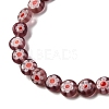 Handmade Millefiori Lampwork Beads Strands LAMP-G164-11J-3