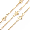 Clear Cubic Zirconia Triangle Link Chains CHC-SZ0001-59-1