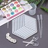 Hollow Hexagon DIY Cup Mats Silicone Molds DIY-OC0003-13-2